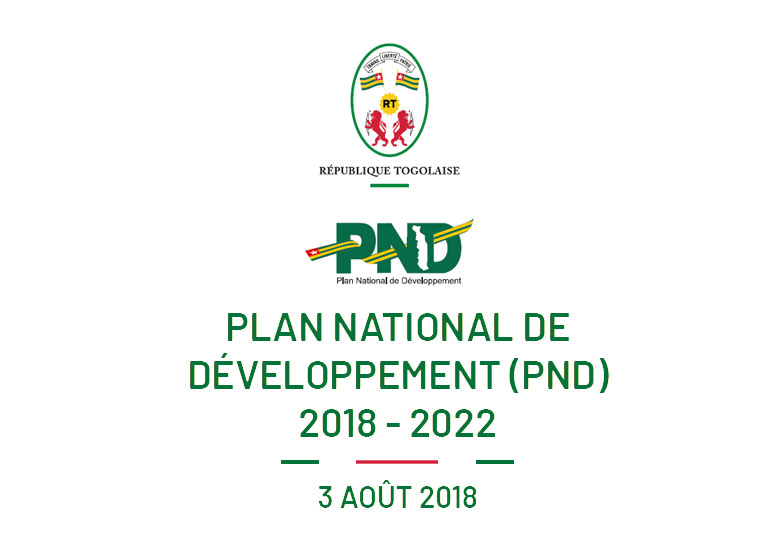 Plan National de d?veloppement PND 2018 - 2022