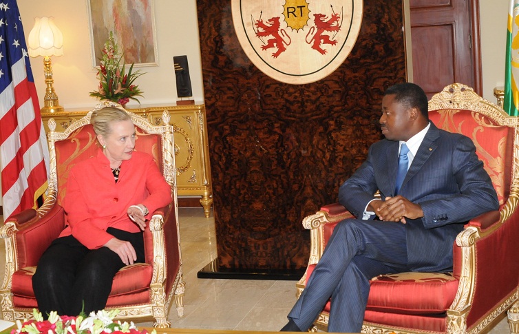Hillary Clinton en Visite au Togo