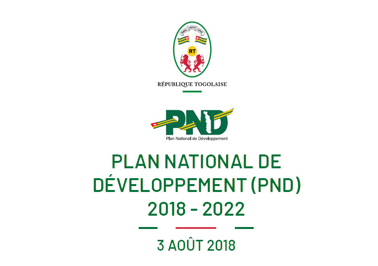 Plan National de développement PND 2018 - 2022