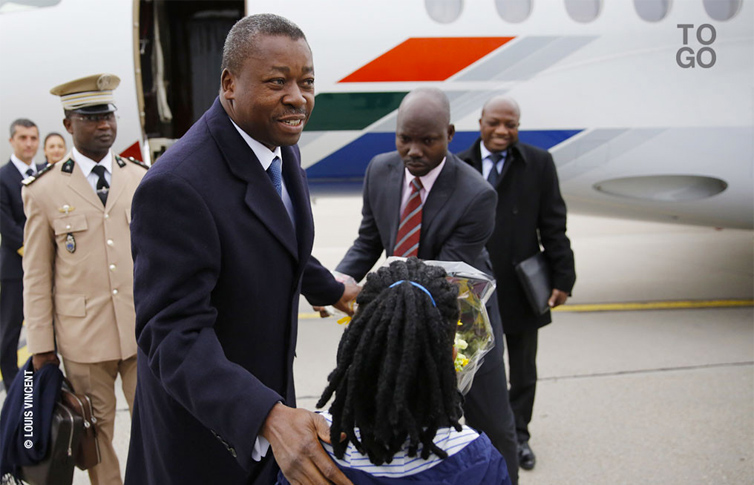 Arrivée du chef de l'Etat à genève